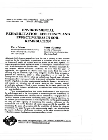 Más sobre Remediación de Tierras Contaminadas a través de Tecnologías de Tratamiento de Suelos
