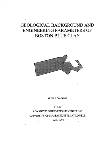 Más sobre Los Efectos de la Presión de Preconsolidación en las Propiedades Geotécnicas