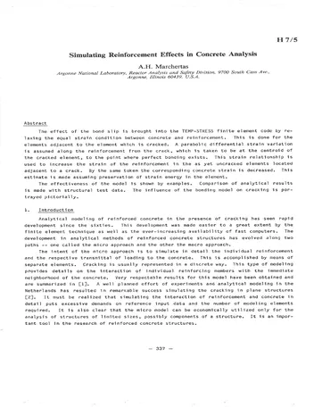 Más sobre Análisis de Suelos y Cimentaciones Usando Características de Esfuerzo y Deformación